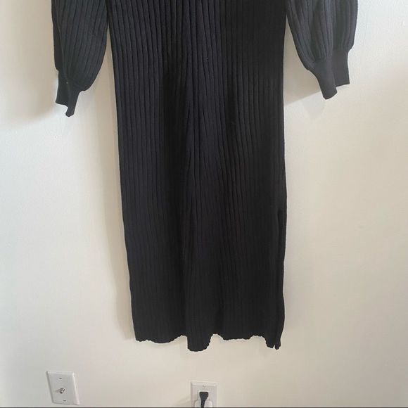 Charles Henry Ribbed Body-Con Sweater Dress black - Picture 5 of 9